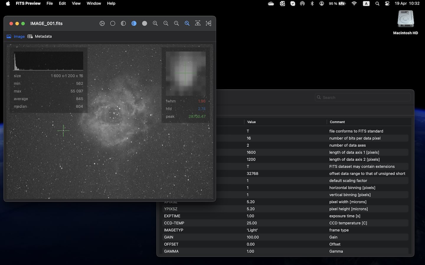 FITS Preview screenshot